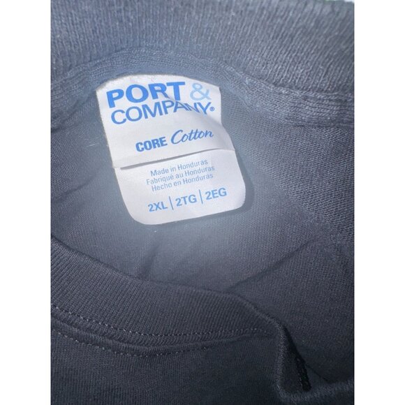 Port & Company 2023 Graphic T-Shirt 2XL Black Cotton Short Sleeve Made In Hondur - Picture 2 of 5